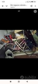 Bici ragazzo colorata