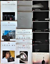 Lotto Brochure e Riviste Fotocamere Leica