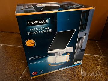 Livarnolux - Faro LED ad energia solare NUOVO