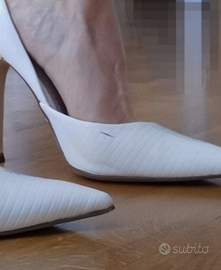 Scarpe décolleté bianche Solo Soprani