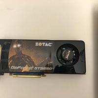 SCHEDA VIDEO GeFORCE GTS250 zotac 1GB ddr3