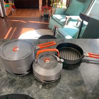 Pentole da Campeggio Compatto Design Annidato