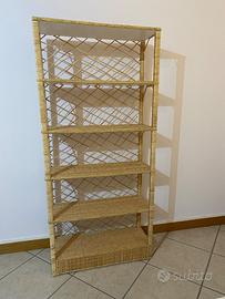 Libreria in rattan