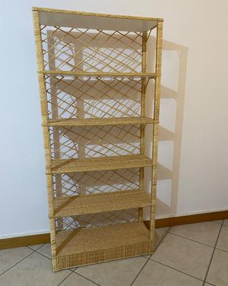 Libreria in rattan