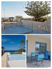 Fronte mare Lido Valderice fino a 10 posti letto