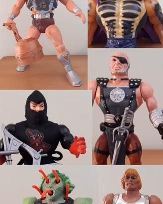 Tytus He-Man Ninjor Scare Glow MOTU Collezione