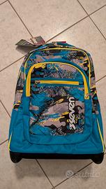 Zaino scuola Seven  nuovo con ruote
