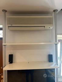 Libreria scaffale metallo/legno IKEA