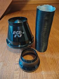k&n apollo kit aspirazione air box filtro sportivo