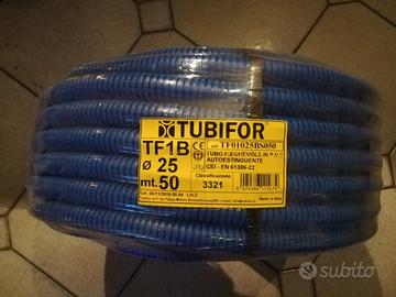 TUBO  CORRUGATO  IN  PVC,  25 DIAMETRO, 50 METRI 