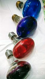 Luci colorate con faretto