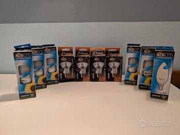 Lotto 10 lampadine alogene vintage E14 nuove