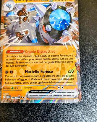 Pokemon Rampardos ex, Buio pesto, Near Mint ,45/84
