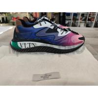 SCARPE UOMO VALENTINO MULTICOLORE VIOLA ROSA BLU