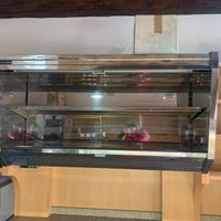 Pensile acciaio per salumi refrigerato