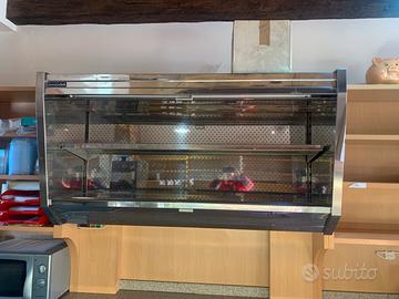 Pensile acciaio per salumi refrigerato