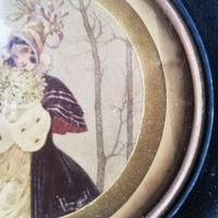 piccolo dipinto su carta firmato basso destra