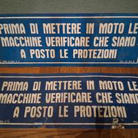cartello prima di mettere in moto 
