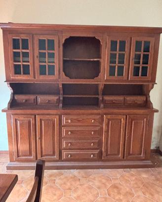 Soggiorno rustico arte povera legno massiccio