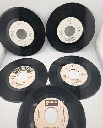 Lotto 5 dischi 45 vinile juke box