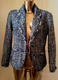 Giacca in Tweed Lana Luisa Spagnoli tg.46IT Nuova