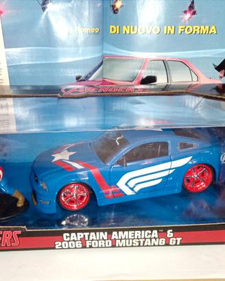 Jada Toys Ford Mustang Gt capitan America  1:24