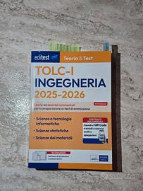 TOLC-I Ingeneria 2025/2026 Libro Teoria & Test