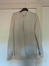 Datch Camicia Lino Tg. L Beige