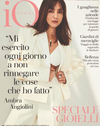 Ambra Angiolini cover Io Donna 2022