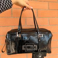 Guess borsa nera vintage y2k pitonata