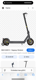 Monopattino elettrico Segway Ninebot Max G30 E II