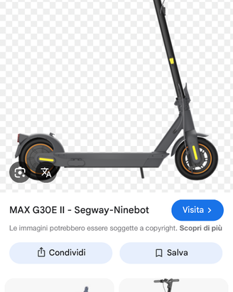 Monopattino elettrico Segway Ninebot Max G30 E II