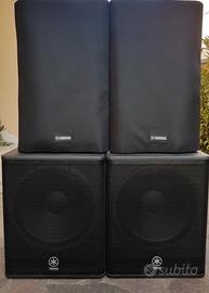 Yamaha dsr 115 coppia r dsr 118w