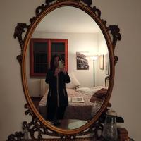 Specchio con cornice d orata