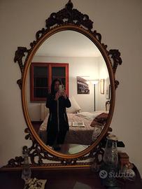 Specchio con cornice d orata