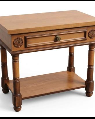 Coppia di comodini/tavolini n legno