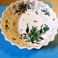 Ciotola in ceramica decorativa con motivi floreali