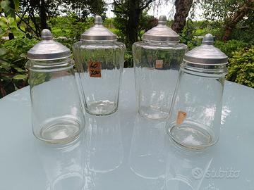 vaso in vetro vintage caramelle