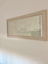 Specchio in legno anticato