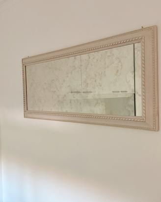 Specchio in legno anticato
