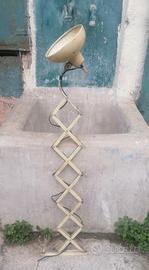 lampada a pantografo vintage estensibile muro 