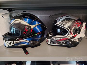 casco integrale con interfono