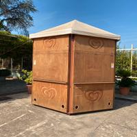 Chiosco legno esagonale