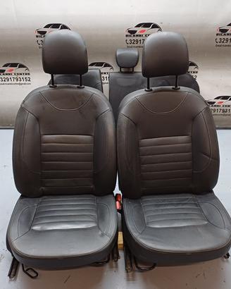Set sedili in pelle nera dacia sandero 2012-2016 h