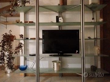 mobile da soggiorno acciaio 