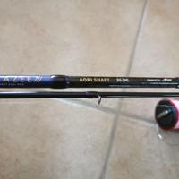 Canna Eging Crazee Aori Shaft e Mulinello Shimano