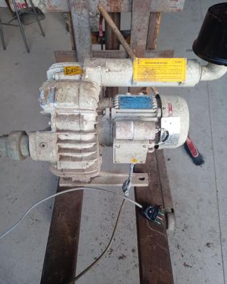 pompa soffiaggio a vuoto