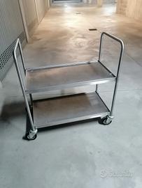 carrello tutto in acciaio inox 