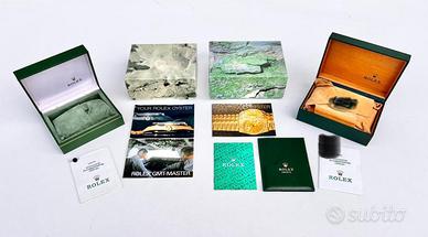 ROLEX 15200 & 16570 scatole garanzie accessori