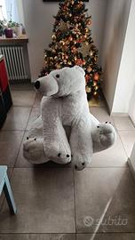 Peluche gigante orso bianco